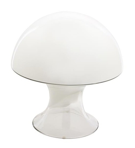 A Mid-Century Gino Vistosi Murano Glass Mushroom Table Lamp