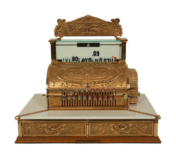 A Rare Double-Drawer National Cash Register