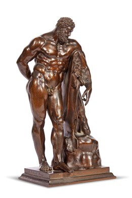 A. Röhrich, Roma, 1830 circa ERCOLE FARNESE in bronzo...