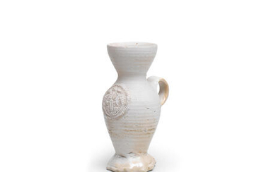 A Siegburg stoneware jug (Trichterhalskrug), mid 16th century