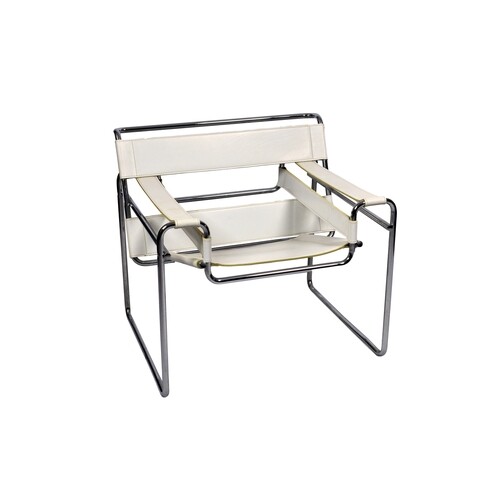 A Wassily chair after a design by Marcel Breuer, late 20th c...