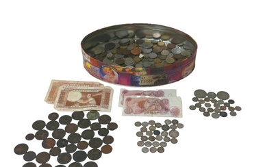 A collection of Victorian and later coins, including a group...