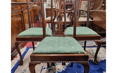 A good set of four early 20th Century Mahogany Dining Chairs...