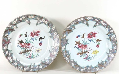 A pair of 18th century Chinese export porcelain famille rose...