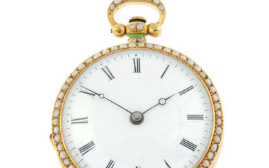 A pocket watch by Dimier & Cie, 31mm.