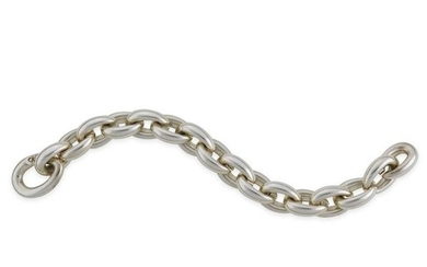 A sterling silver link bracelet, Hermes