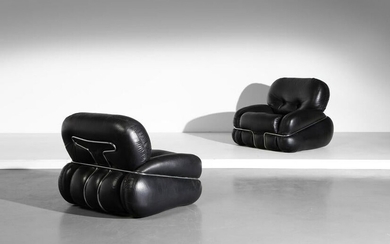 ADRIANO PIAZZESI Pair of armchairs.