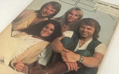 AN AUTOGRAPHED COPY OF THE GREAT SONGS OF ABBA
