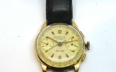 ANCORA de LUXURY. WATCH BRACELET CHRONOGRAPH in yellow gold, with two sub-dials. Gross weight 37 g