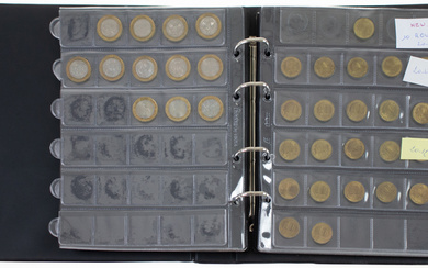 Album with nice collection Russian coins collected by type and...