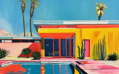 Alexy Berthelot - Palm spring house pool 20