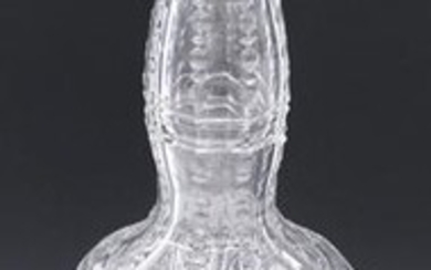 American Brilliant Cut Glass Whiskey Bottle