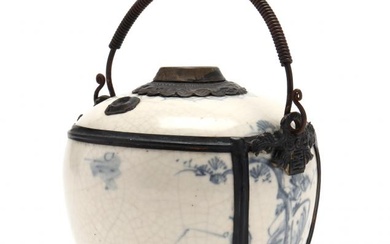 An Asian Porcelain Water Dropper