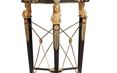 An Empire-style table, second part of the 19th century.