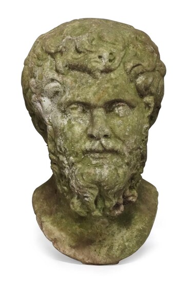 An Italian marble bust of Septimus Severus, late 18th/early 19th century, after the Antique, 45cm high Note: Septimius Severus (reign 193-211) was forty-eight or forty-nine years old when he became emperor and was described as â€œphysically small...