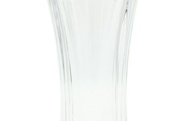 An Orrefors crystal vase