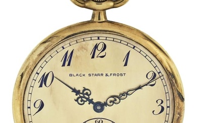 An early 20th century gold dress watch for Black Starr & Frost by C.H. Meylan