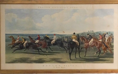 Antique British Sporting Hand Colored Engraving