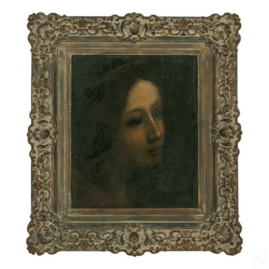 Antique Portrait Painting after Lorenzo Lotto 16C.