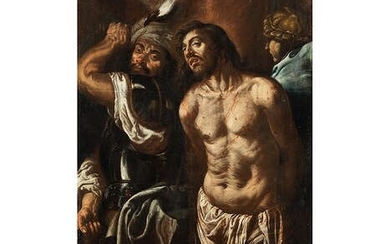 Antonio d'Enrico, genannt Tanzio da Varallo (um 1575-um 1635) mit Melchiorre d'Enrico (um 1573-um 1642) und Werkstatt, GEISSELUNG CHRISTI