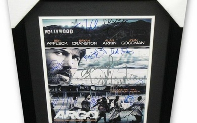 Argo Cast Signed 11x14 Photo By 12 Ben Affleck Bryan Cranston John Goodman