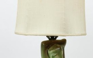 Art Deco Figural Ceramic Table Lamp