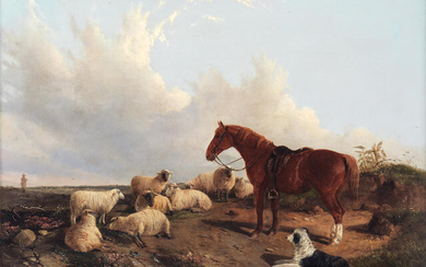 Attributed to John Duvall (British, 1816-1892) The farmer's friends