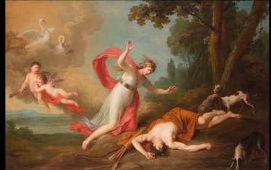Augustin Van Den Berghe (1756-1836) - Venere e Adone