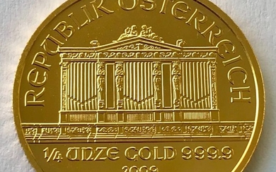 Austria - 25 Euro 2009 - Wiener Philharmoniker - 1/4 oz - Gold