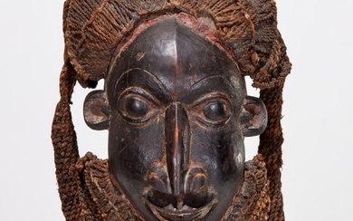 Bamileke People, mask with headdress