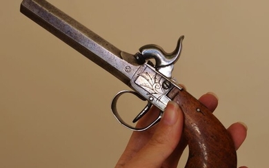 Belgium - 1840/1850 - Magnifique pistolet à percussion ELG, très propre prêt à tirer. - Pistol - 15