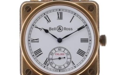 Bell & Ross - BR 01 Instrument De Marine Wood/Titanium/Bronze Case White Lacquer Dial Limited Edition 500 Pieces - BR01-CM-203 - Unisex - 2019