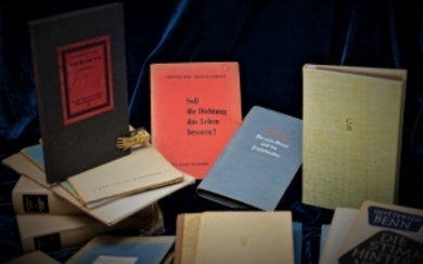 Benn, Gottfried (1886-1956) zKonvolut von 16 Werken in Erstausgaben