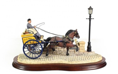 Border Fine Arts 'Delivered Warm' (Horse-drawn Baker's Van), model No....