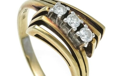 Brilliant ring GG/WG 585/000 w