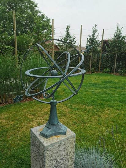 Bronze Sundial - Garden sculpture - Large Armillary