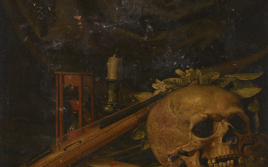 CARSTIAN LUYCKX (ANTWERP 1623-AFTER 1657) A vanitas still life wit...