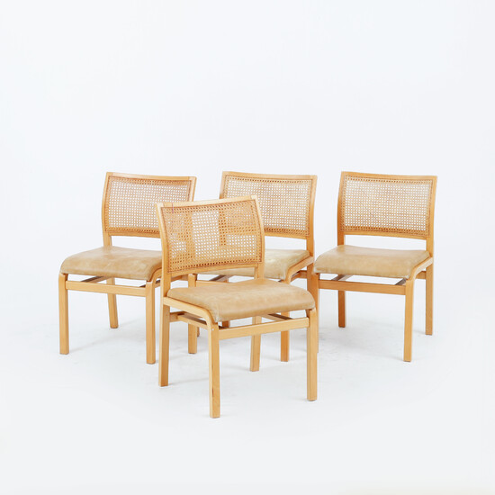 CHAIRS, 4 pcs, Dux, second half of the 20th century.