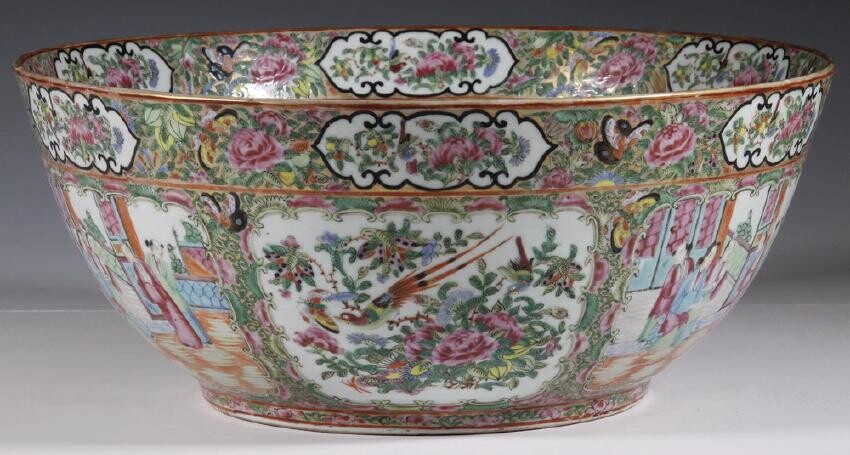 CHINESE EXPORT PUNCH BOWL