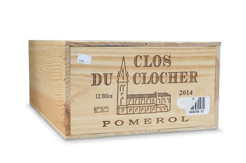 CLOS DU CLOCHER GRAND VIN DE POMEROL 2014, owc. (12