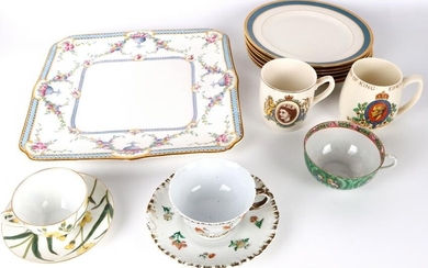 COLLECTIBLE PORCELAIN ENGLISH DISHES - LOT OF 14