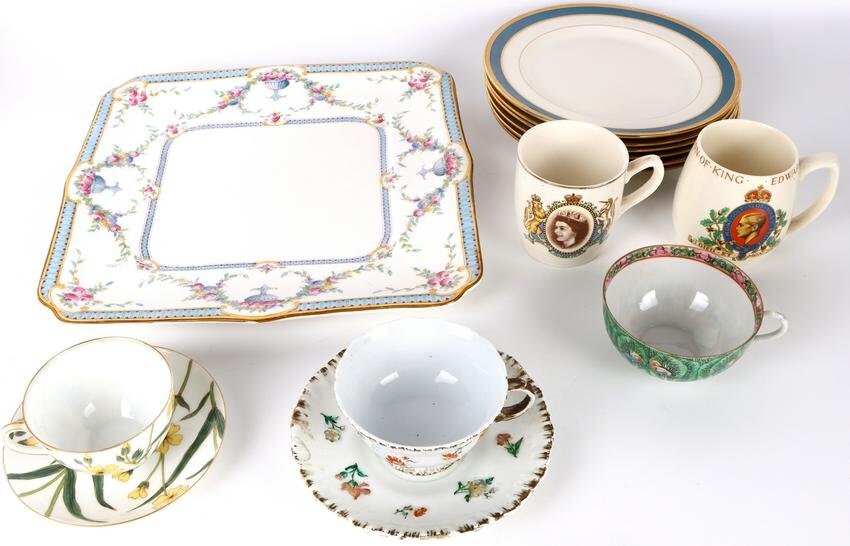 COLLECTIBLE PORCELAIN ENGLISH DISHES - LOT OF 14