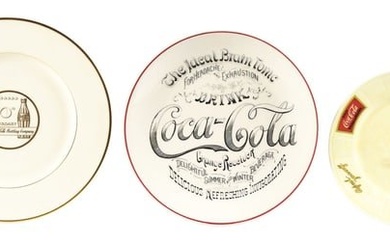 COLLECTION OF 3 COCA-COLA DISHES