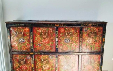Cabinet - Wood - Tibet - Second half 20th century