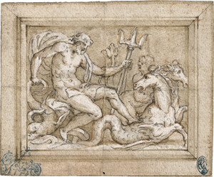 Campi, Bernardino – Neptun auf seinem von Hippocampen gezogenen Wagen