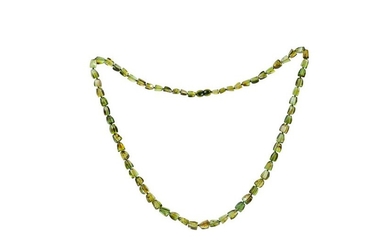 Caribbean Green Amber Necklace