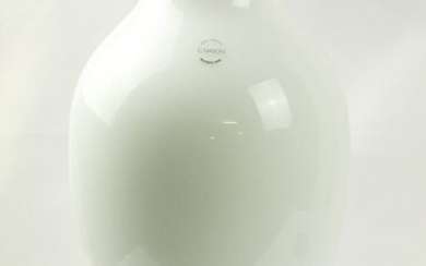 Carlo Nason - Murano.com - Santorini vase white / green - 36 cm - Glass