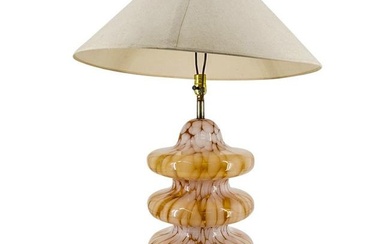 Carlo Nason for Mazzega Murano Glass Tiered Lamp