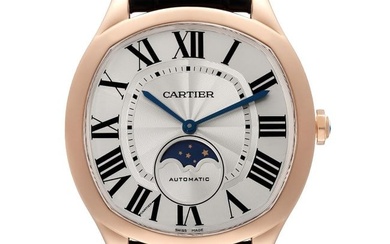 Cartier Drive de Cartier Rose Gold Moonphase Mens Watch