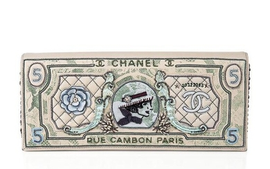 Chanel Bag Runway Limited Edition Dollar Clutch /